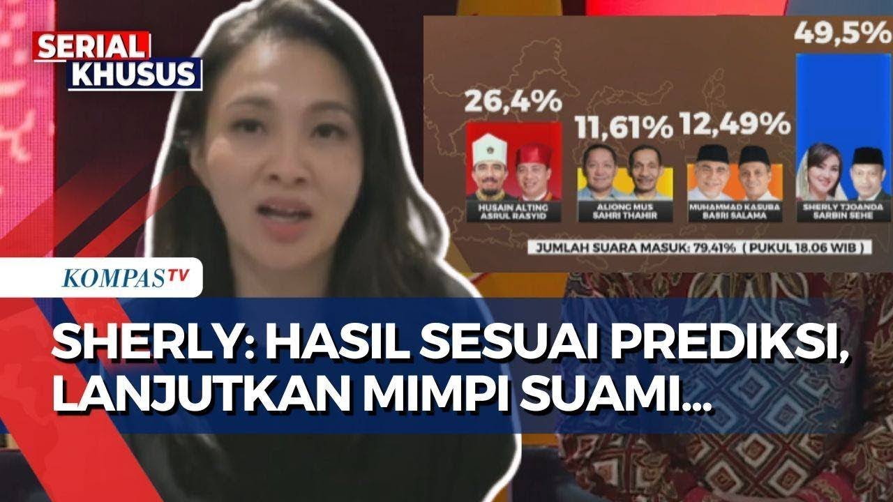 Cagub Sherly Tjoanda Respons Hasil Quick Count Pilkada Maluku Utara