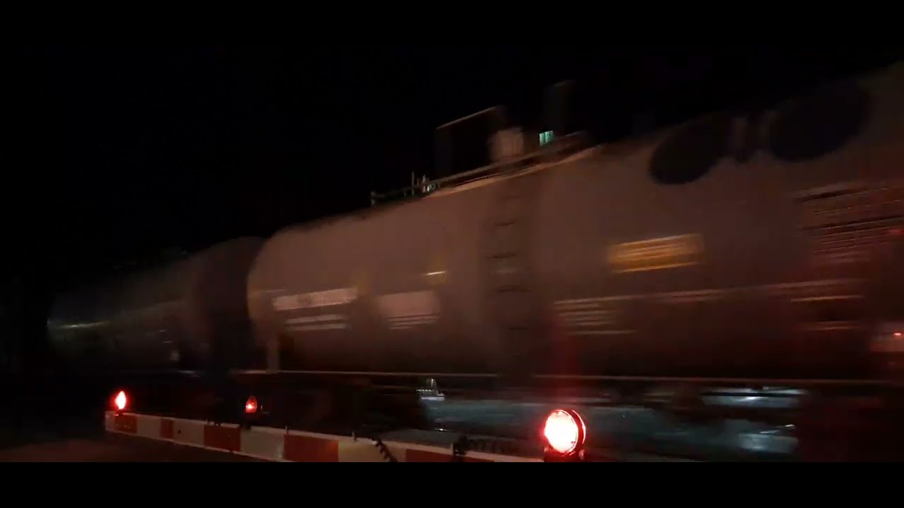 railfaining at the crossing before it goes double gated