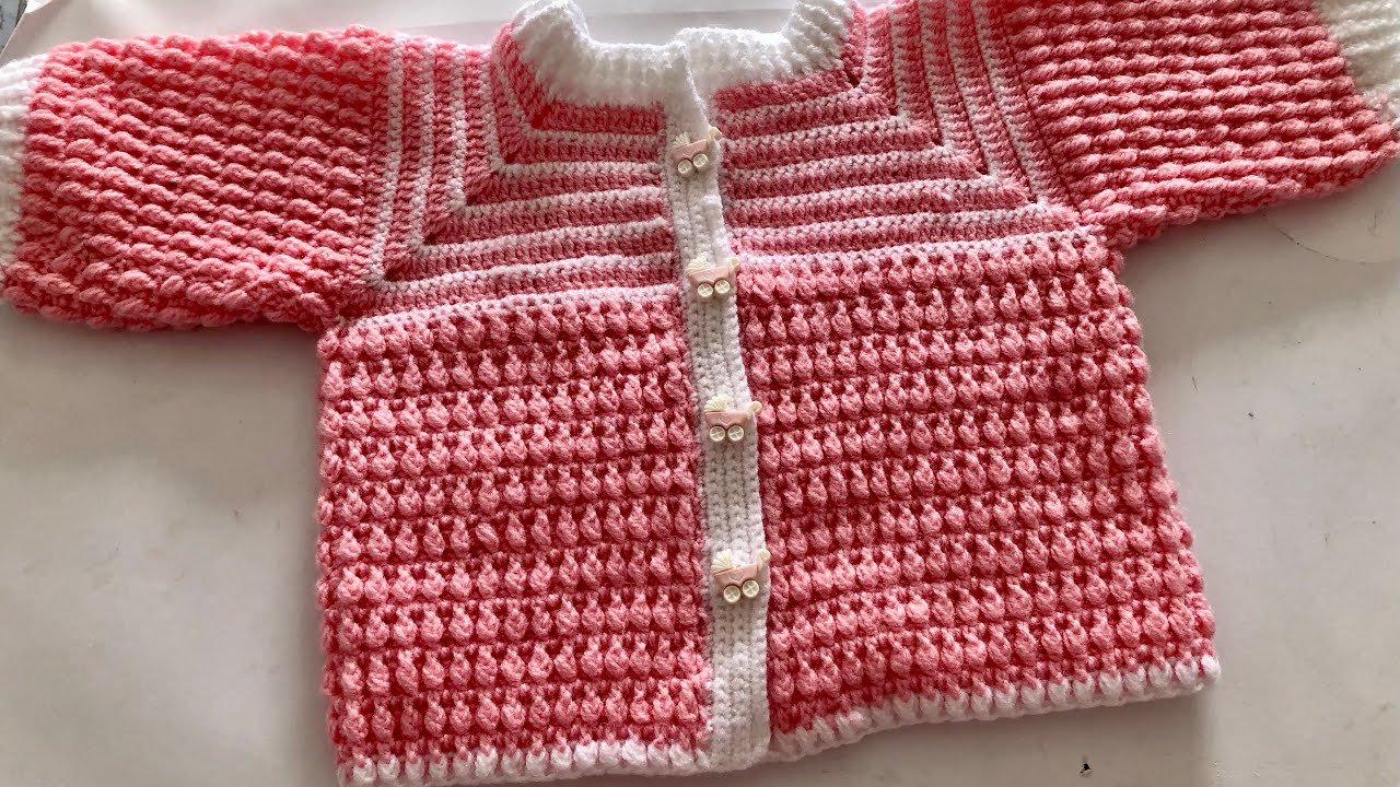 Casaquinho Fantasia  de Crochê