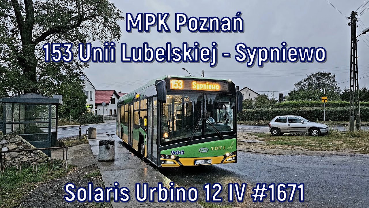 MPK Poznań - linia 153, Solaris Urbino 12 IV #1671