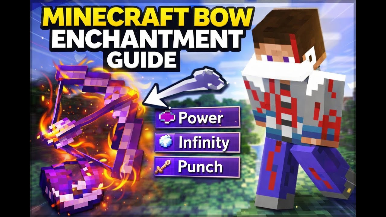 Minecraft Enchantment guide series Bow Enchantment Evil39