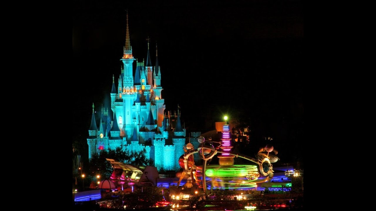 WALT DISNEY WORLD MAGIC KINGDOM AT NIGHT 2011 HD