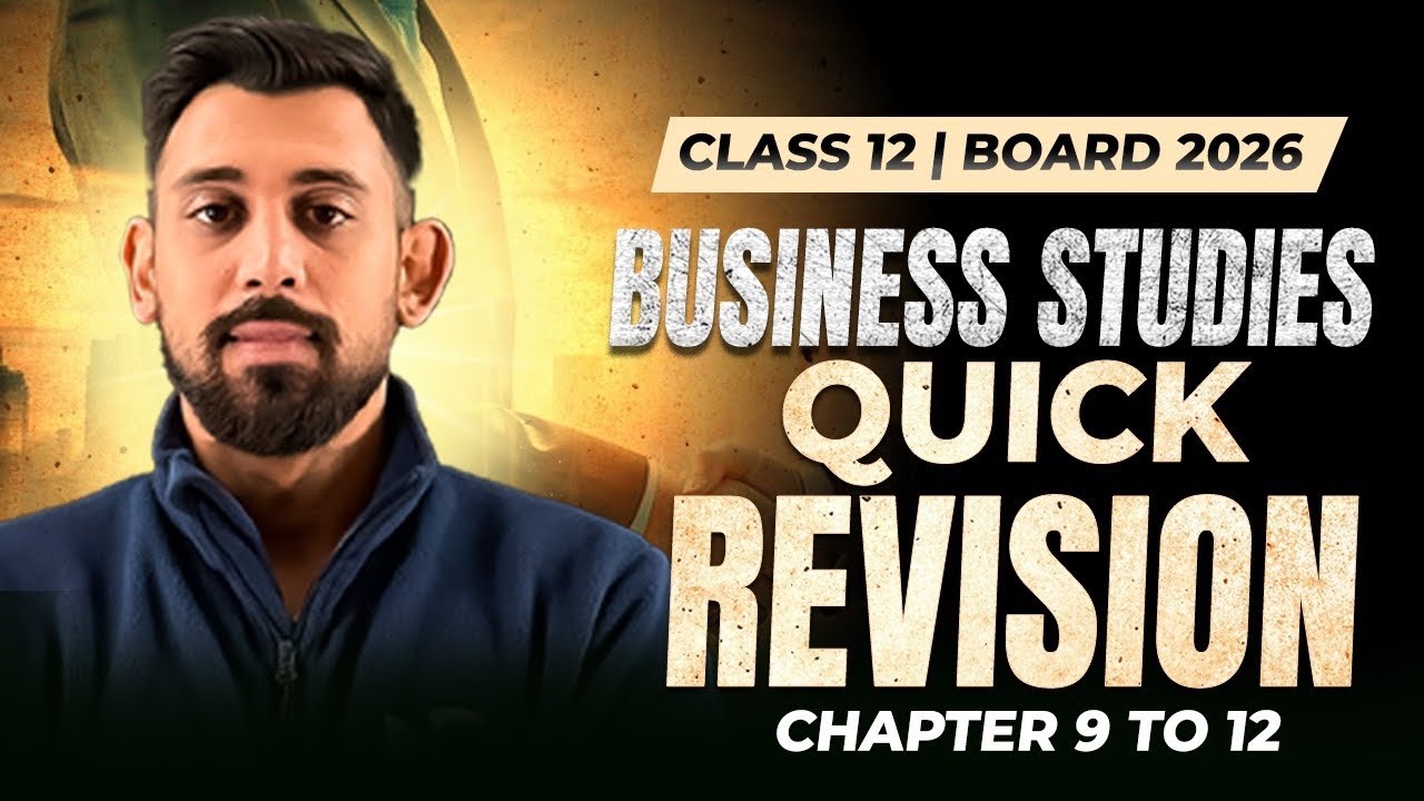 Business Studies | Part B | Quick Revision | One Shot | Class 12