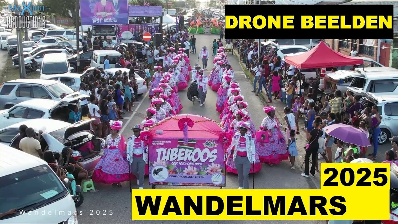 Wandelmars 2025 Suriname AVD Drone beelden.