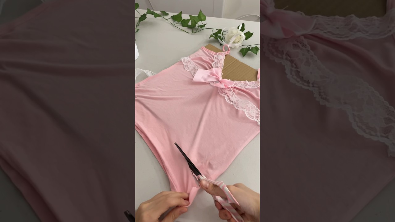 Making a Pinterest Coquette Top