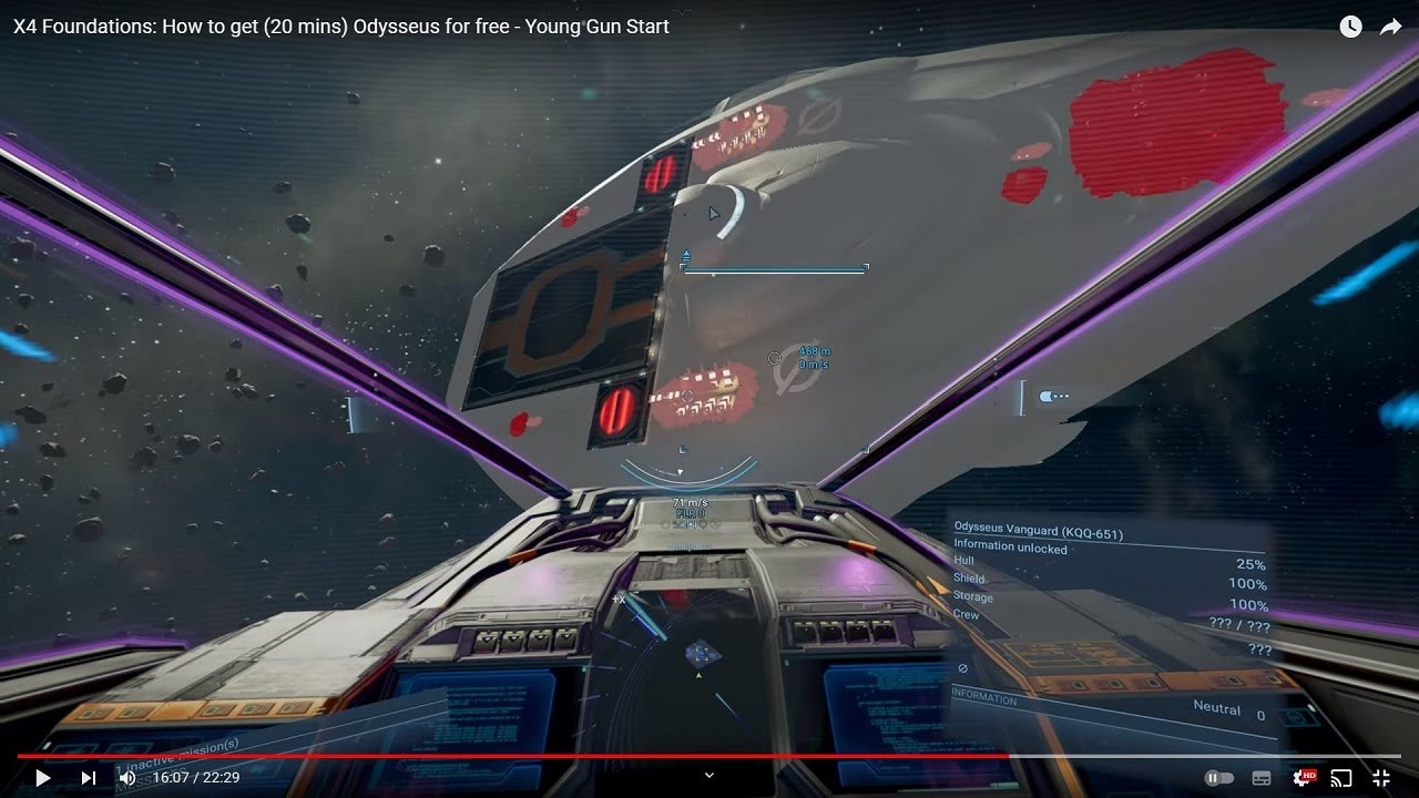 X4 Foundations: Odysseus for free - Young Gun Start - How to get in 20 mins