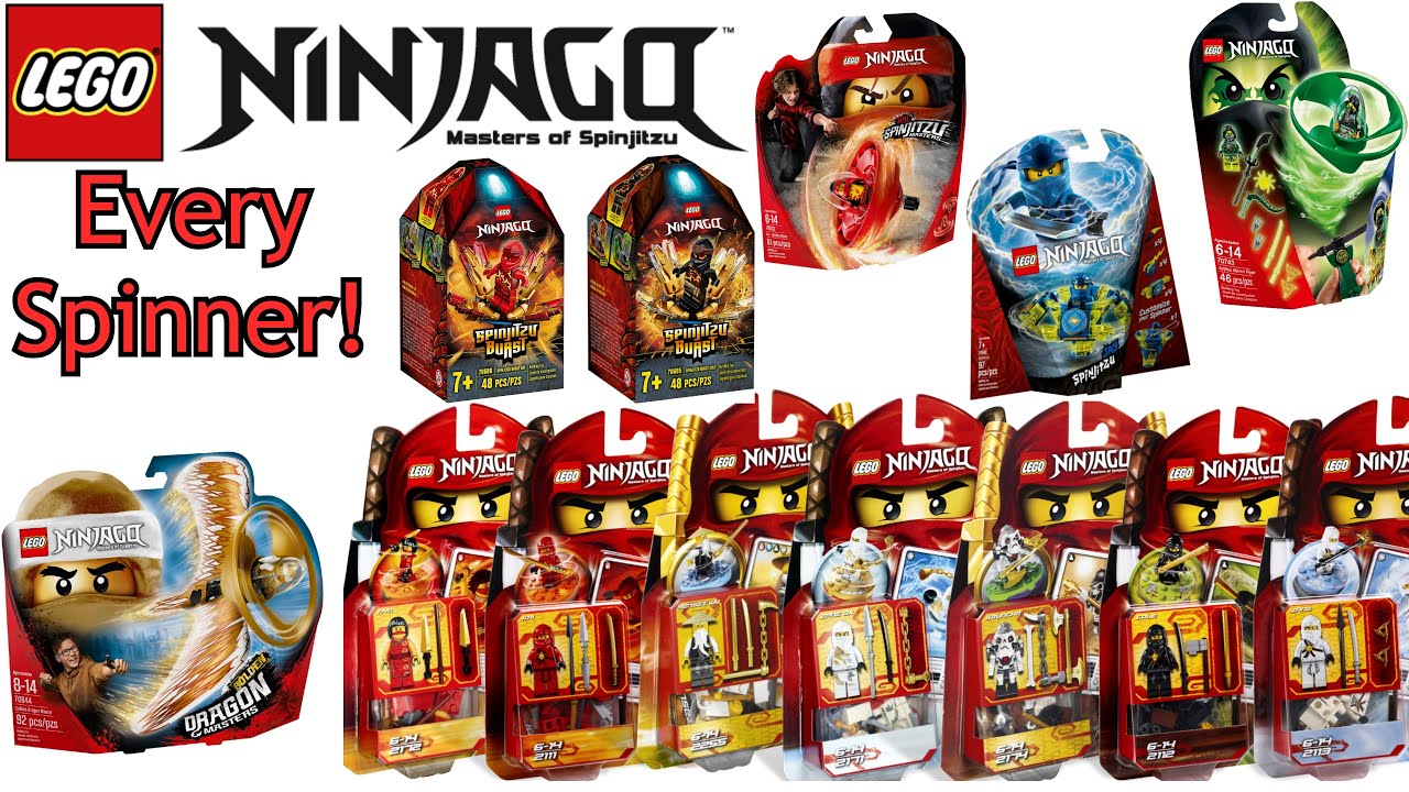 Every LEGO Ninjago Spinner Ever Made!