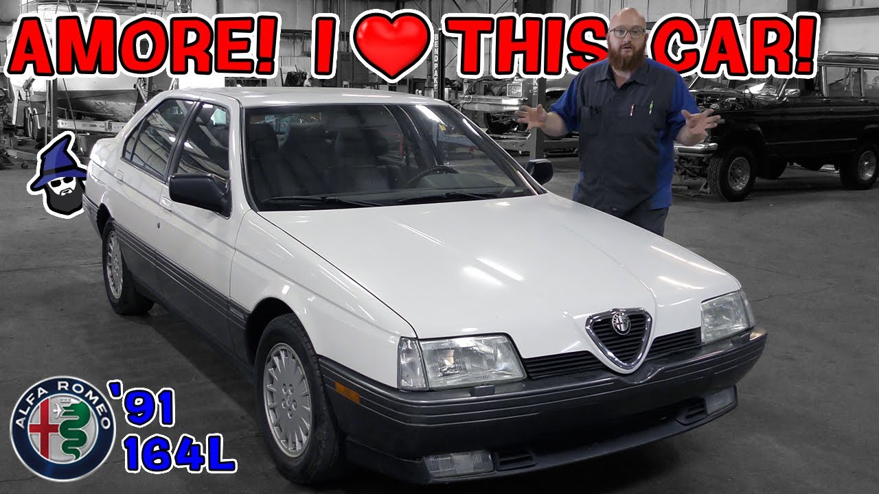Rare '91 Alfa Romeo 164L will make you fall in love with it. The CAR WIZARD loves this vintage sedan
