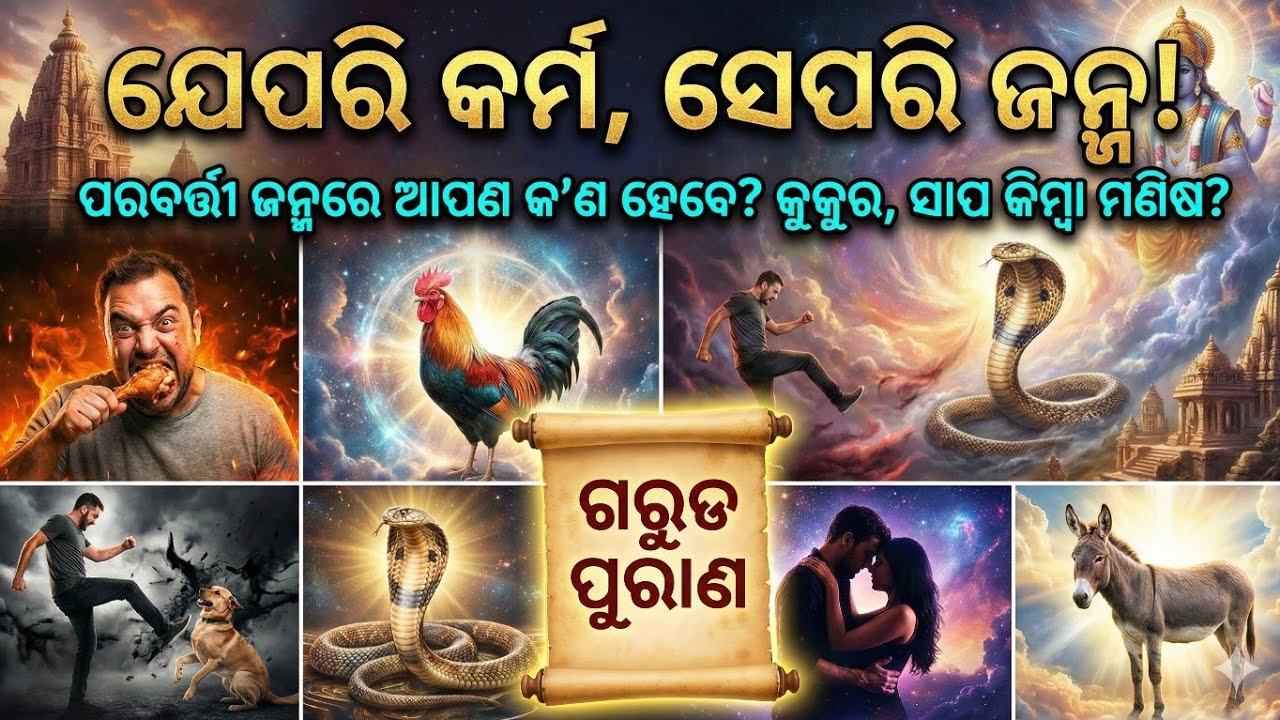 ଆଗ ଜନ୍ମକୁ କଣ,ହେବେ ଆପଣ ମାନେ 😧❓ କୁକୁର, ପେଚା, ମଣିଷ ?।ଗରୁଡ ପୁରାଣ ର ରହସ୍ୟ ମୟ 