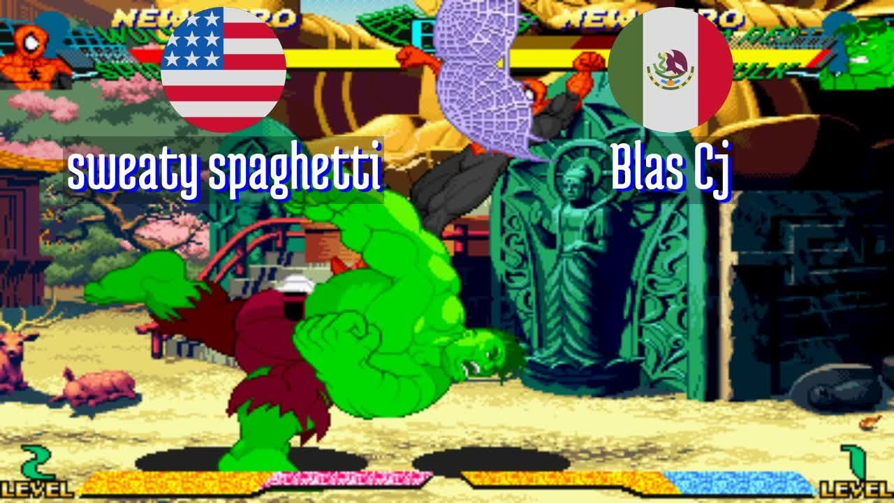FT5 @mshvsf: sweaty spaghetti (US) vs Blas Cj (MX) [Marvel vs Street Fighter Fightcade] Feb 17