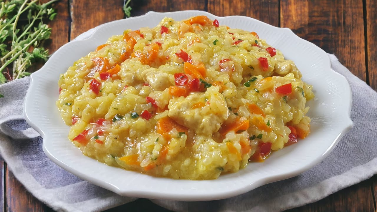 Pilaf de Orez cu Piept de Pui | Bucataria Mariei