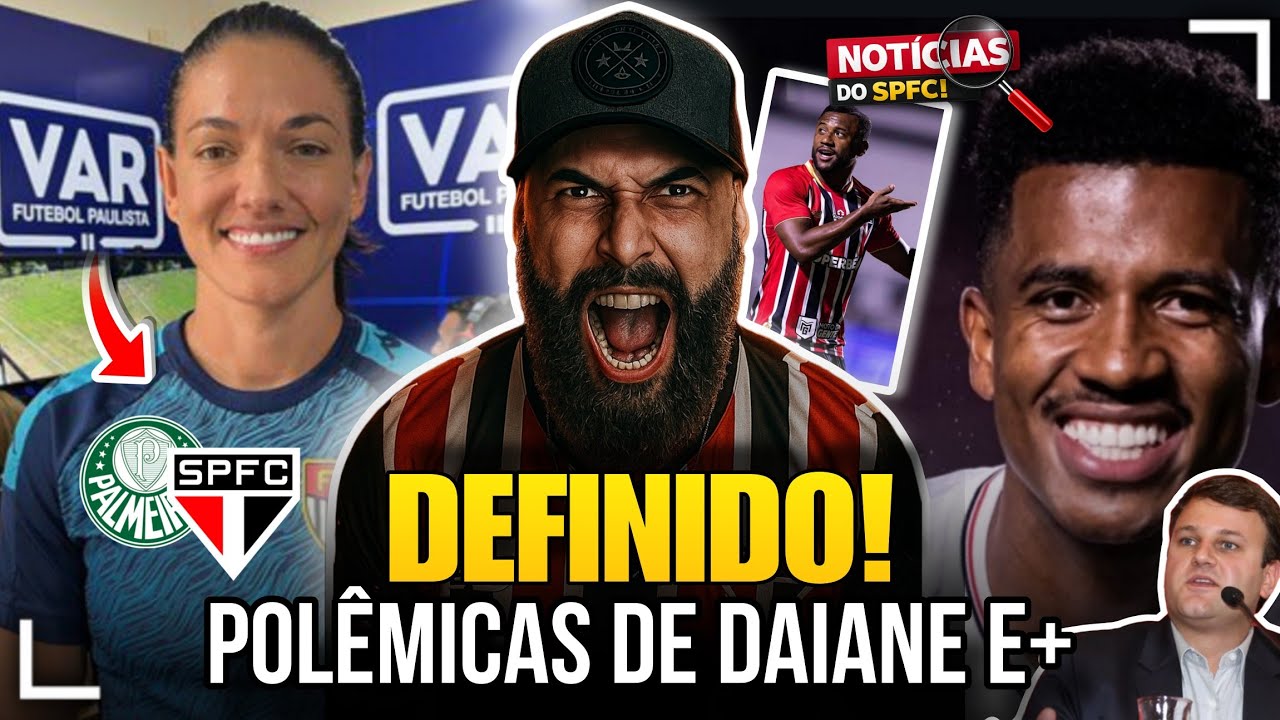 NEGÓCIO FECHADO! SPFC FECHA EXCELENTE CONTRATO ATÉ 2030 | DAIANE MUNIZ APITA PALMEIRAS X SÃO PAULO