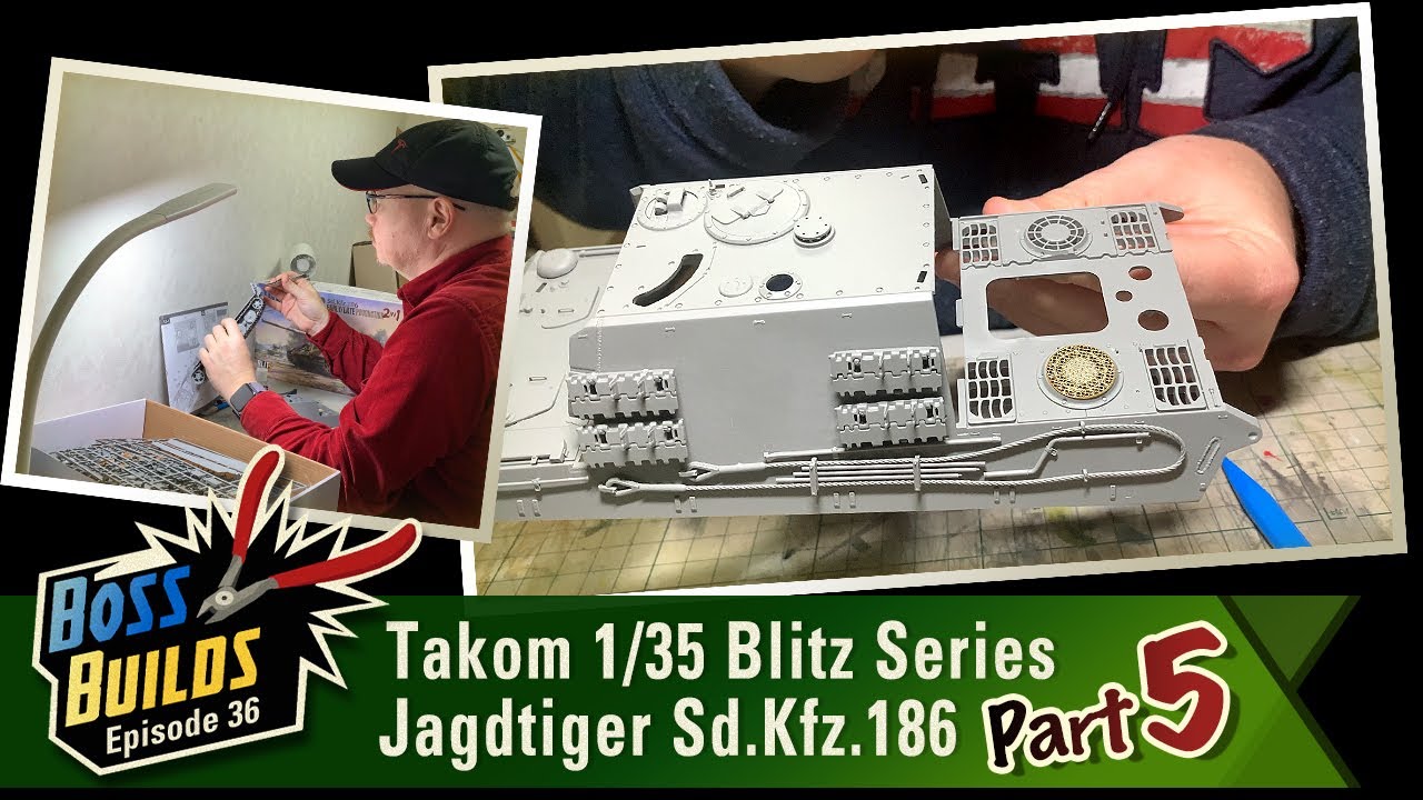 Applying Photo-Etch | Takom Blitz Jagdtiger Part 5 | Boss Builds 36