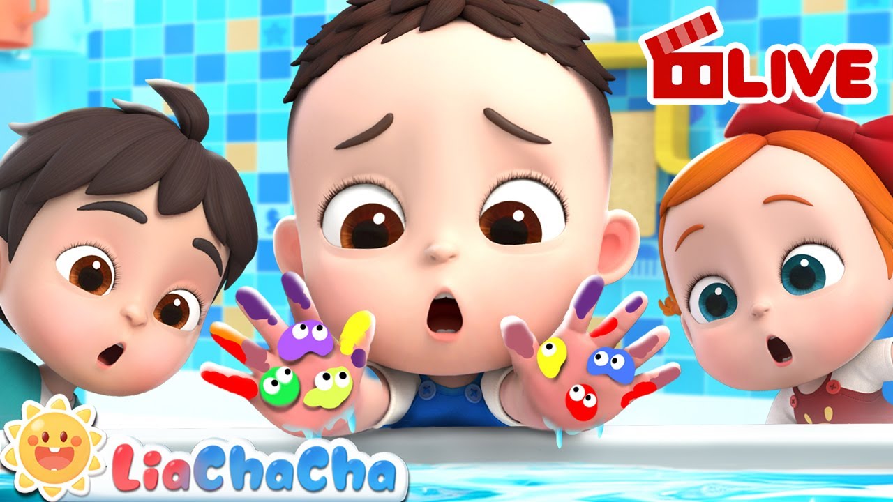 🔴 Wash Your Hands First! | Good Habits for Babies | Nursery Rhymes & Kids Songs | LiaChaCha