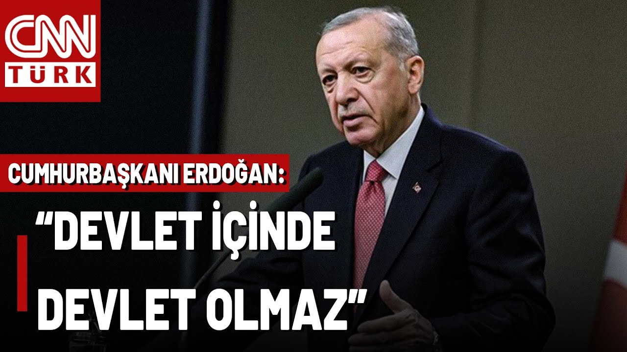 SON DAKİKA | Cumhurbaşkanı Erdoğan'dan Suriye İçin Net Mesaj: Devlet İçinde Devlet OImaz