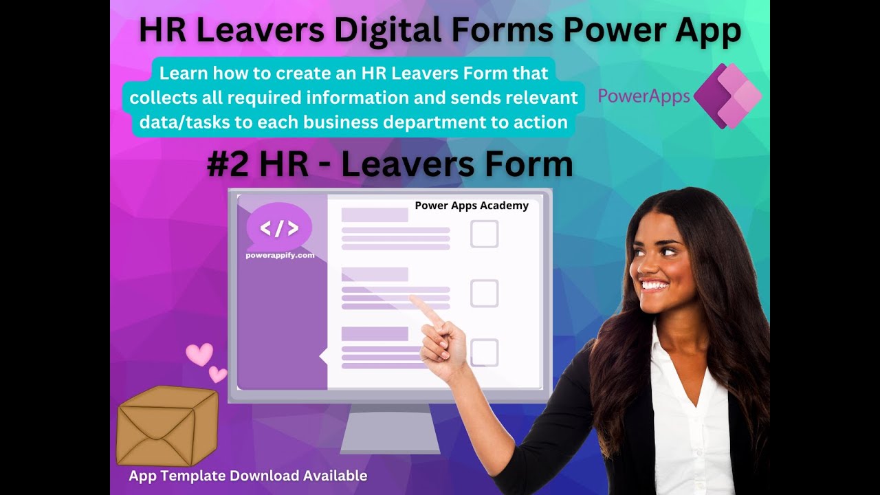 Power Apps: HR Forms - Leavers Form App Tutorial (template download available)