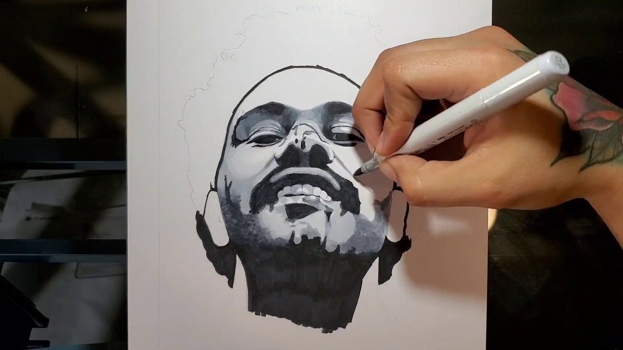 Drawing The Weeknd | Timelapse