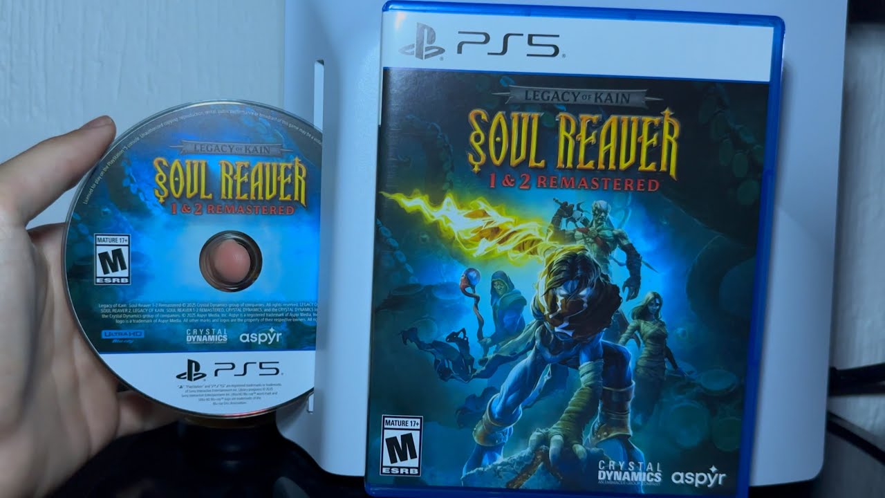 Legacy of Kain: Soul Reaver 1-2 Remastered (PS5 Pro) Gameplay 💿 Disc Edition