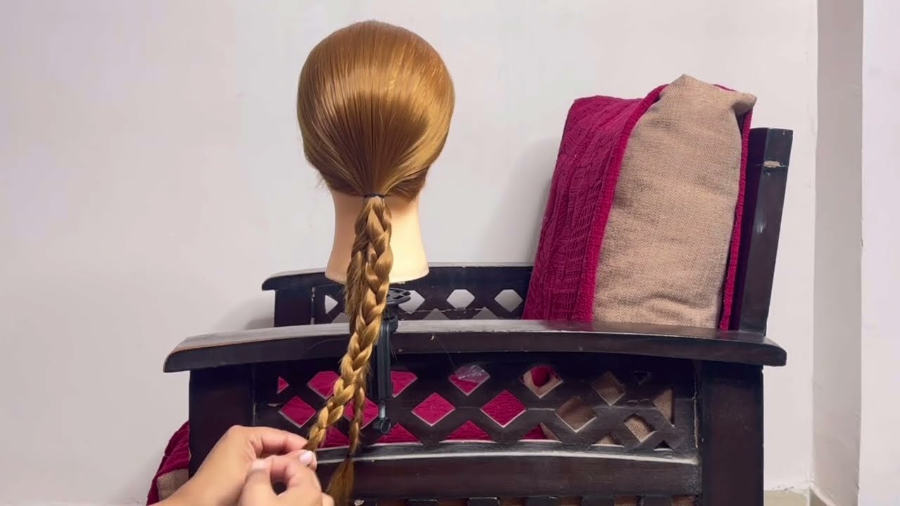 How to make easy double braid lace hairstyle || Vaishali Rajput ||