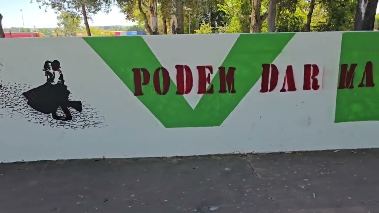 Arte urbana by S&atilde;o Vieira,  pela USAL de Almeirim