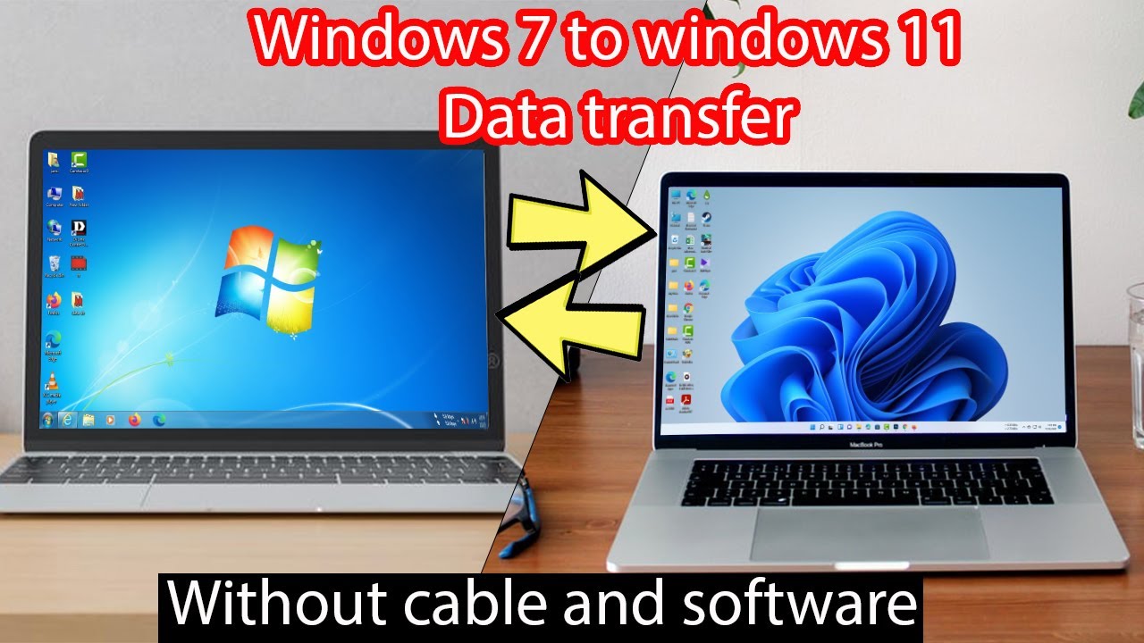 Перенос файлов с Windows 7 на Windows 11
