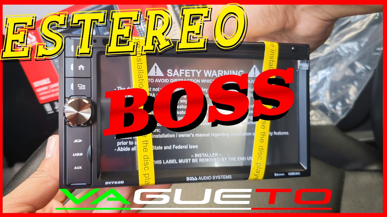 Estéreo BOSS BV765B al Jetta Clásico | VW JETTA A4 CLASICO | VW JETTA 4 | MK4