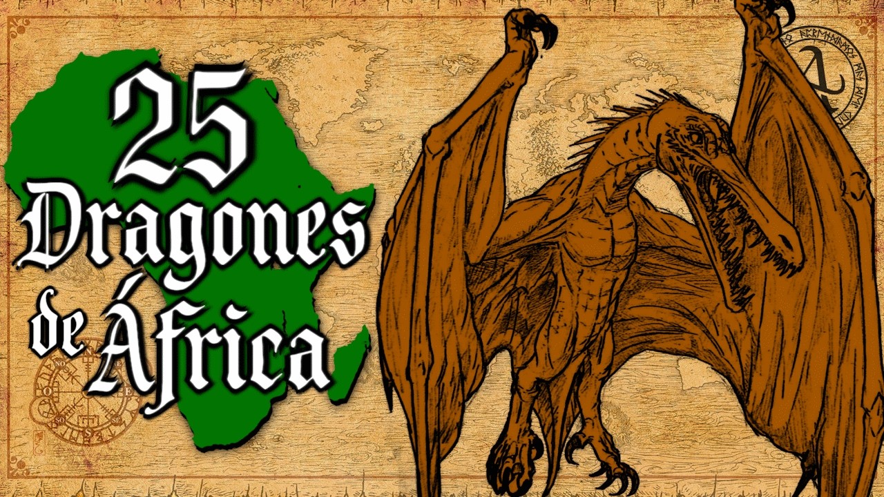 🗺️Mapamundi de Dragones🐉- África (mitología egipcia, zulú, kush, medieval, etc.)