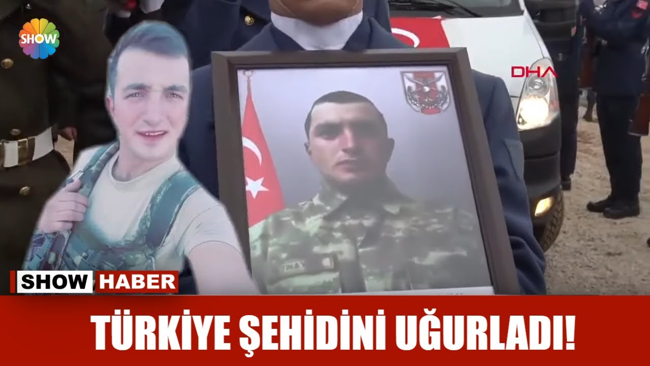 Türkiye şehidini uğurladı!