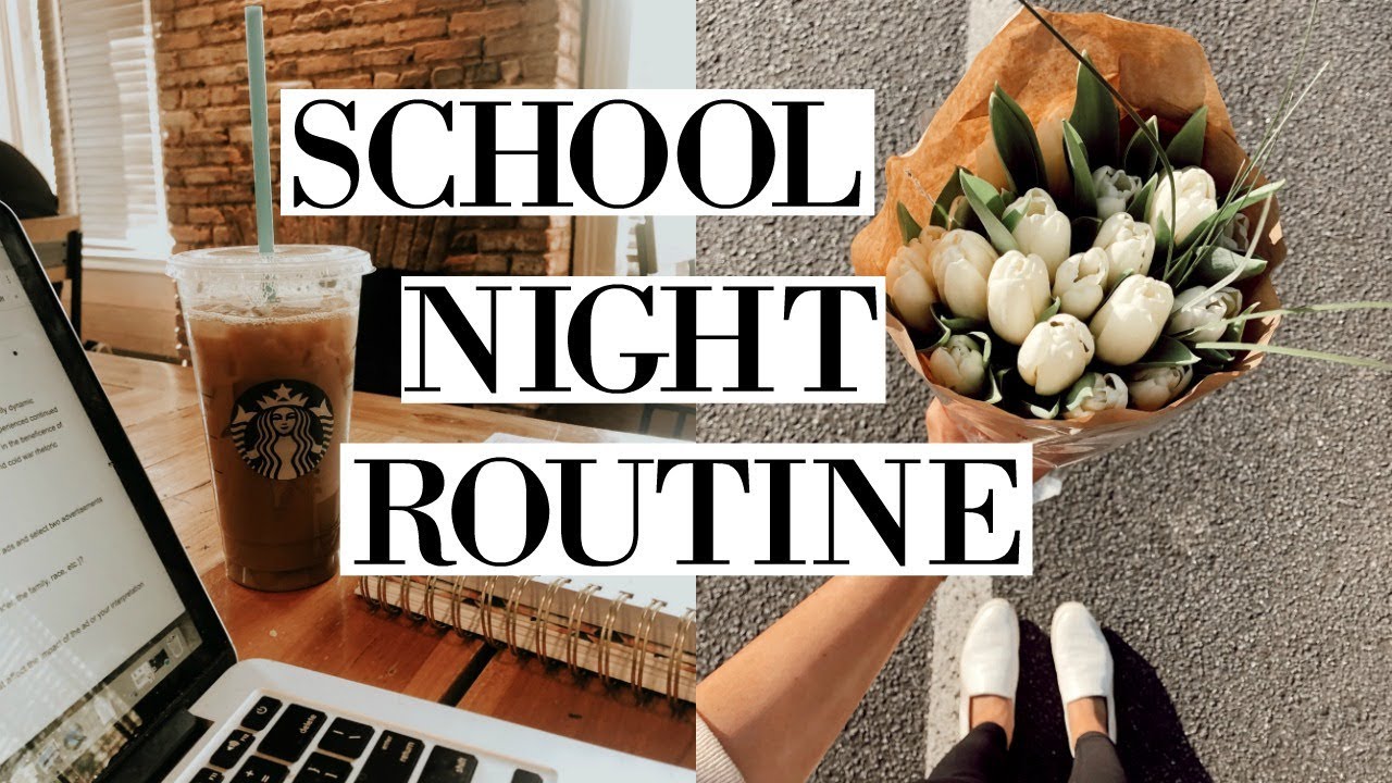 college night routine | grocery haul, workout routine, skincare