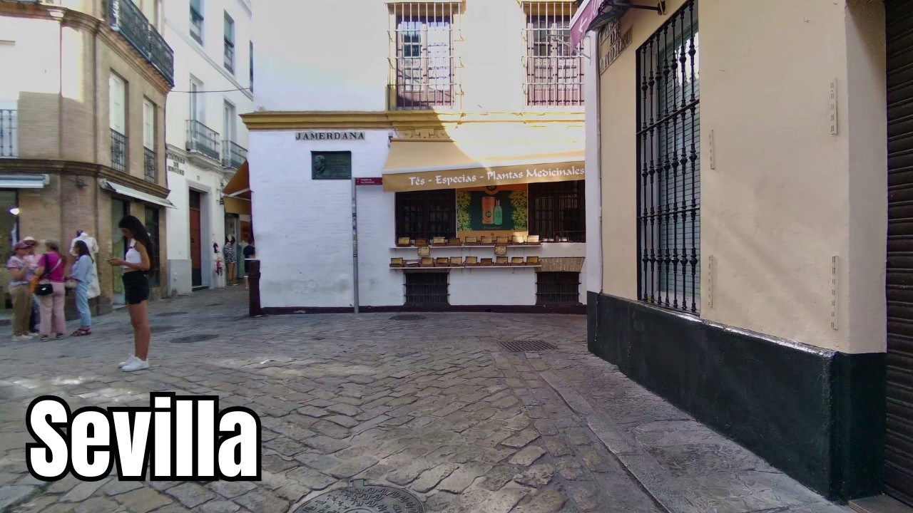 Sevilla - walking in downtown