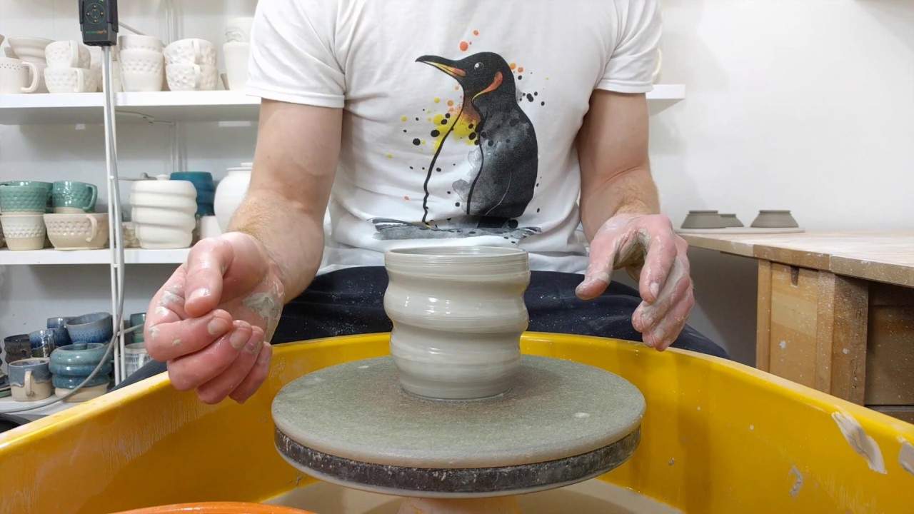 Basic Pottery Tips - Swirly Mug with Commentary