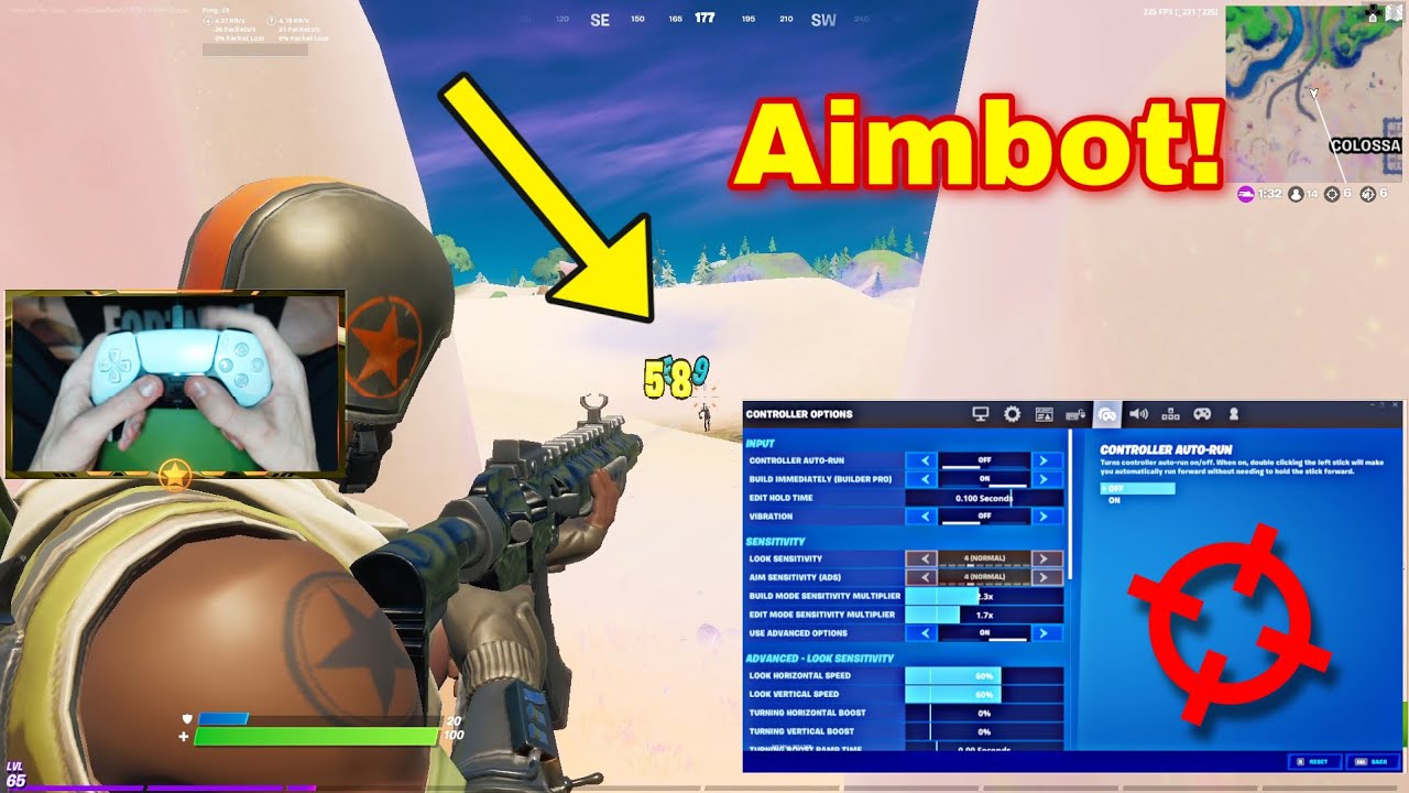 “BOP” (But Its Aimbot on Linear) with Handcam + Best Controller Settings for (PS4/PC/XBOX)