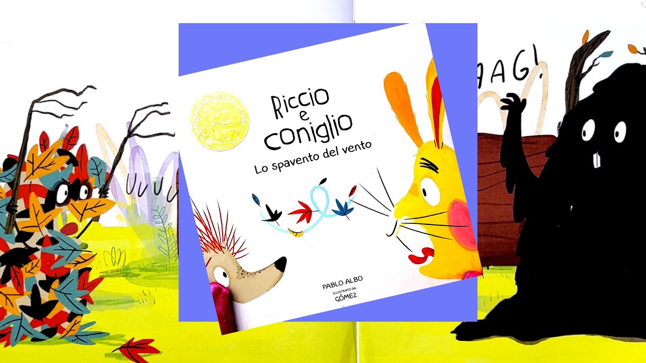 RICCIO E CONIGLIO - LO SPAVENTO DEL VENTO - AUDIO E VIDEOLIBRO PER BAMBINI E BAMBINE