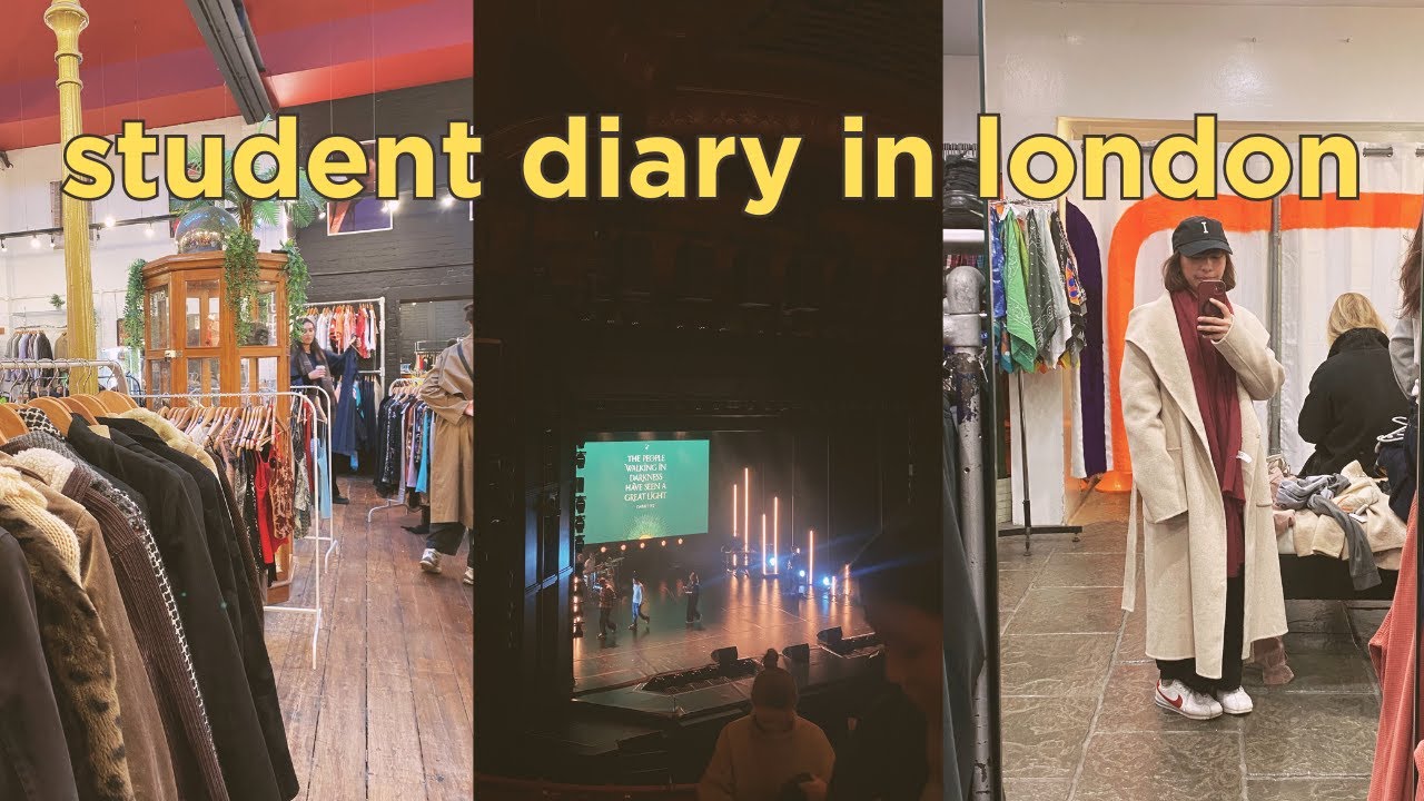 weekend in london: thrifting, meal prep, study