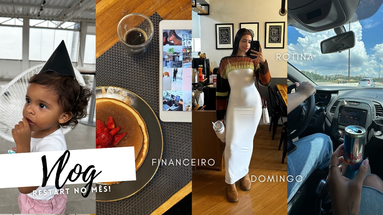 RECOMEÇANDO O MÊS, ROTINA, ORGANIZANDO A VIDA, FINANCEIRO, RESTAURANTE NOVO E CURTINDO O DOMINGO!