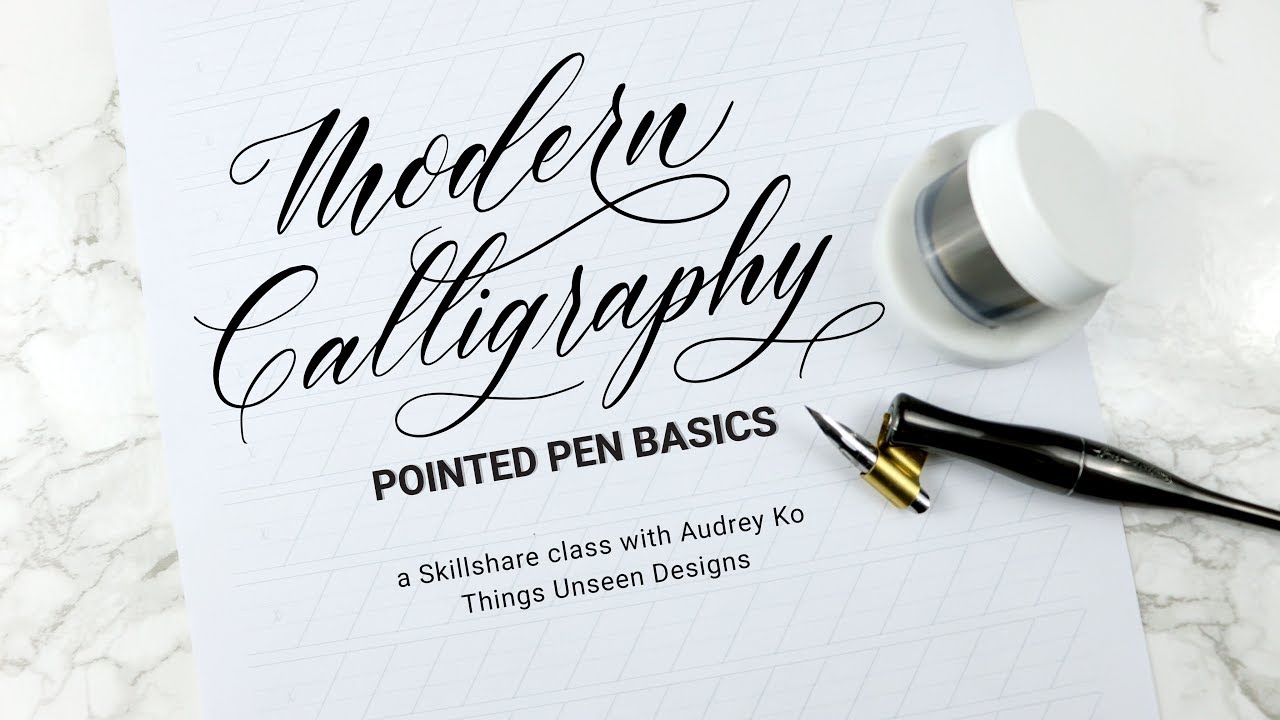 Modern Calligraphy Series: Pointed Pen Basics