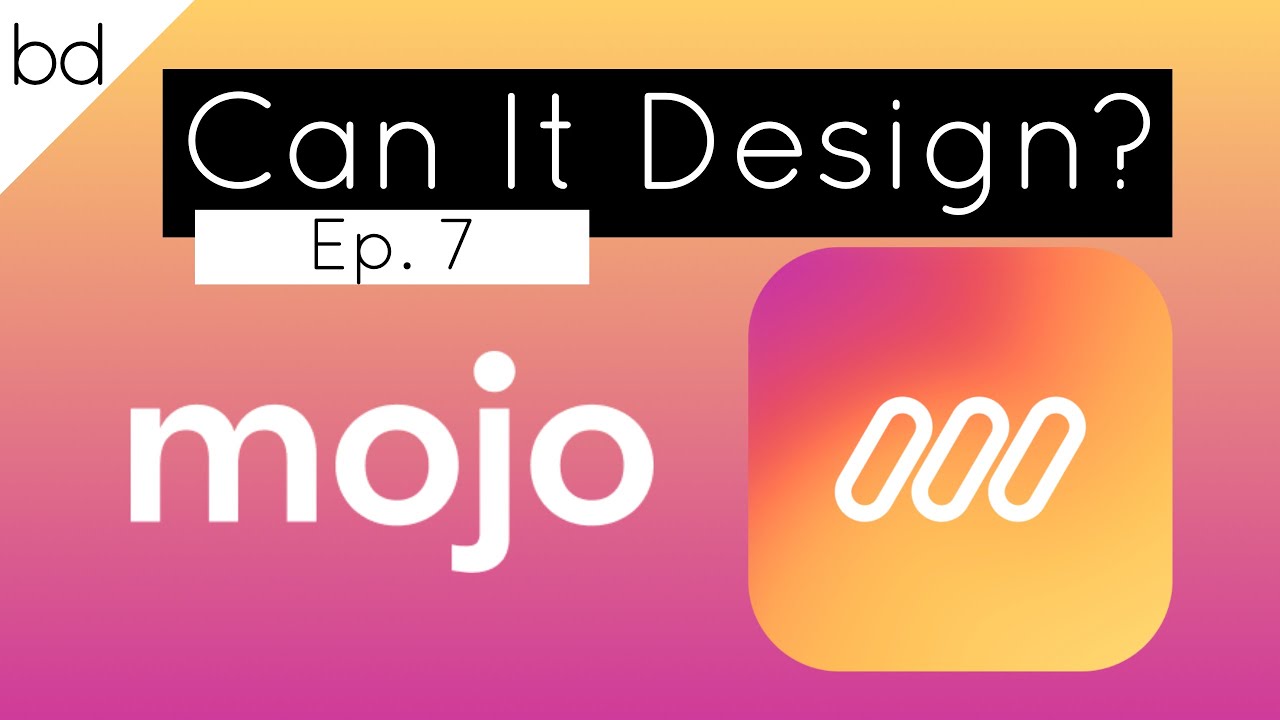 Mojo Can it Design Motion Graphics on iPad