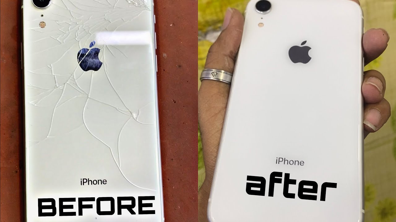 Iphone XR back panel replacement🔥
