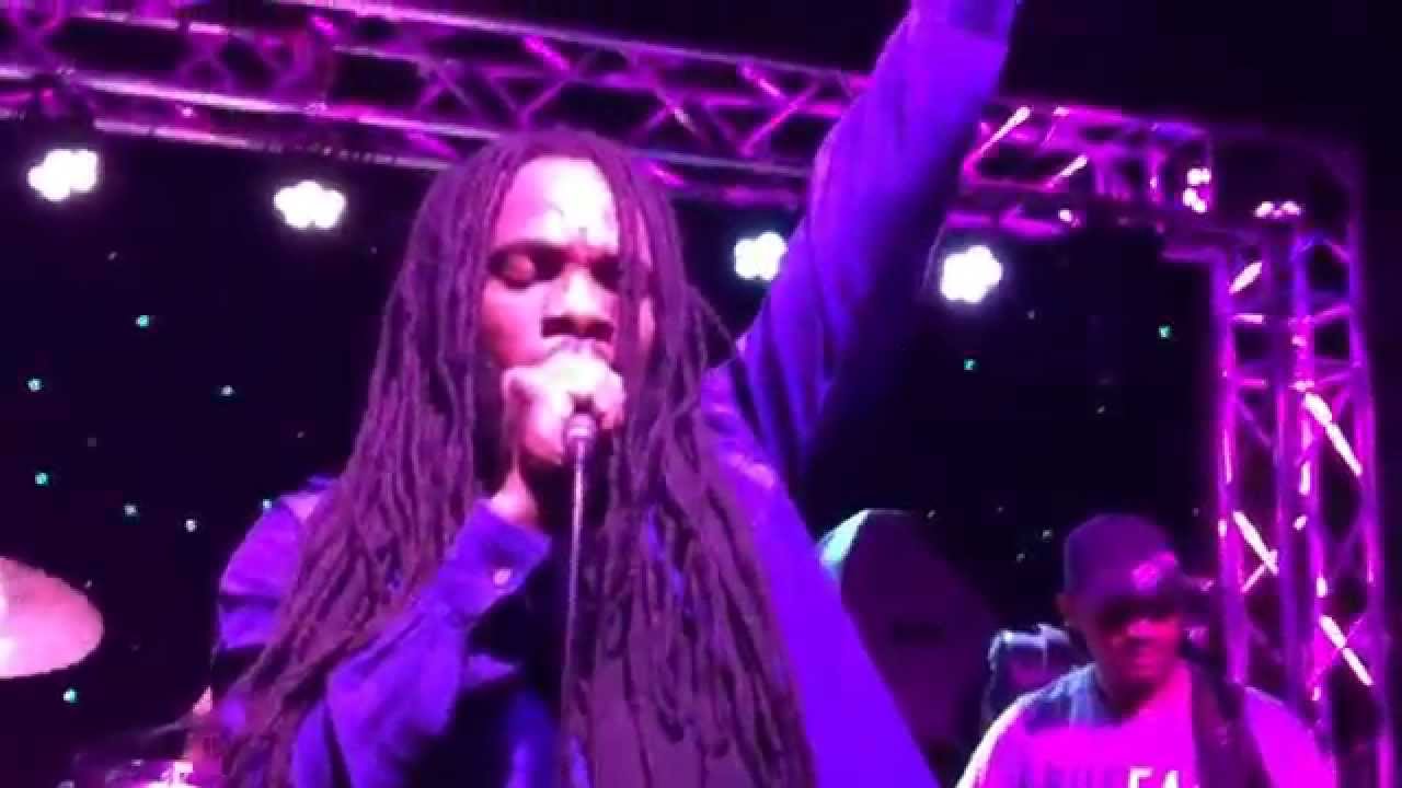 Bushman in Chicago with Indika reggae band.. Wild hare.