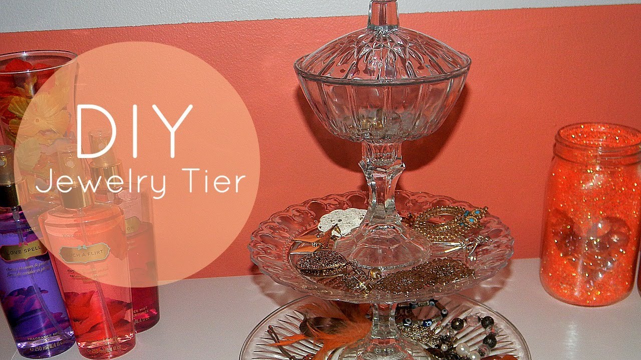 DIY Room Decor ♡ Jewelry Tier Under $10!
