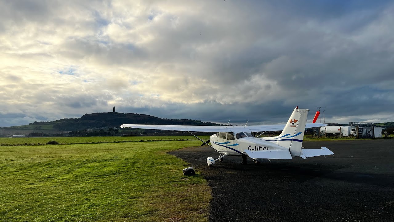 Jacks First Flight at the Ulster Flying Club: Newtownards
