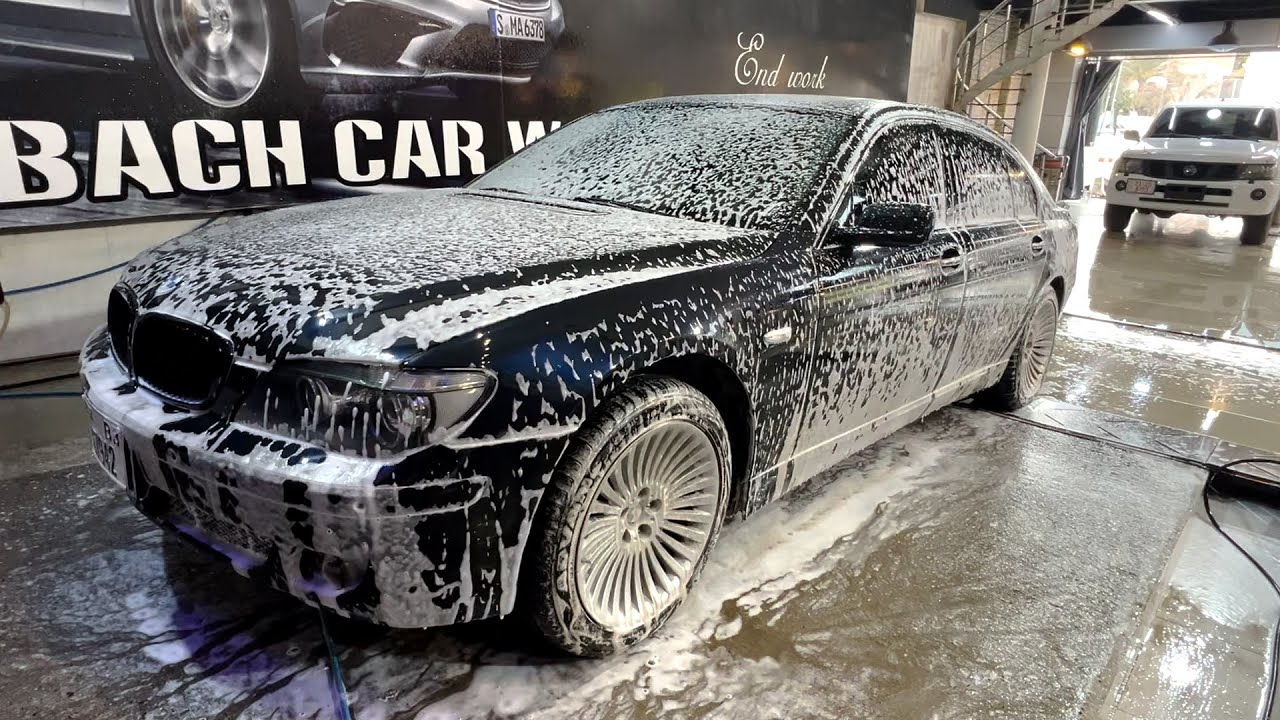 Washing BMW 750: Step-by-Step Detailing Process