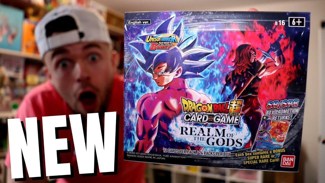 *NEW* Dragon Ball Super Realm Of The Gods Booster Box OPENING!