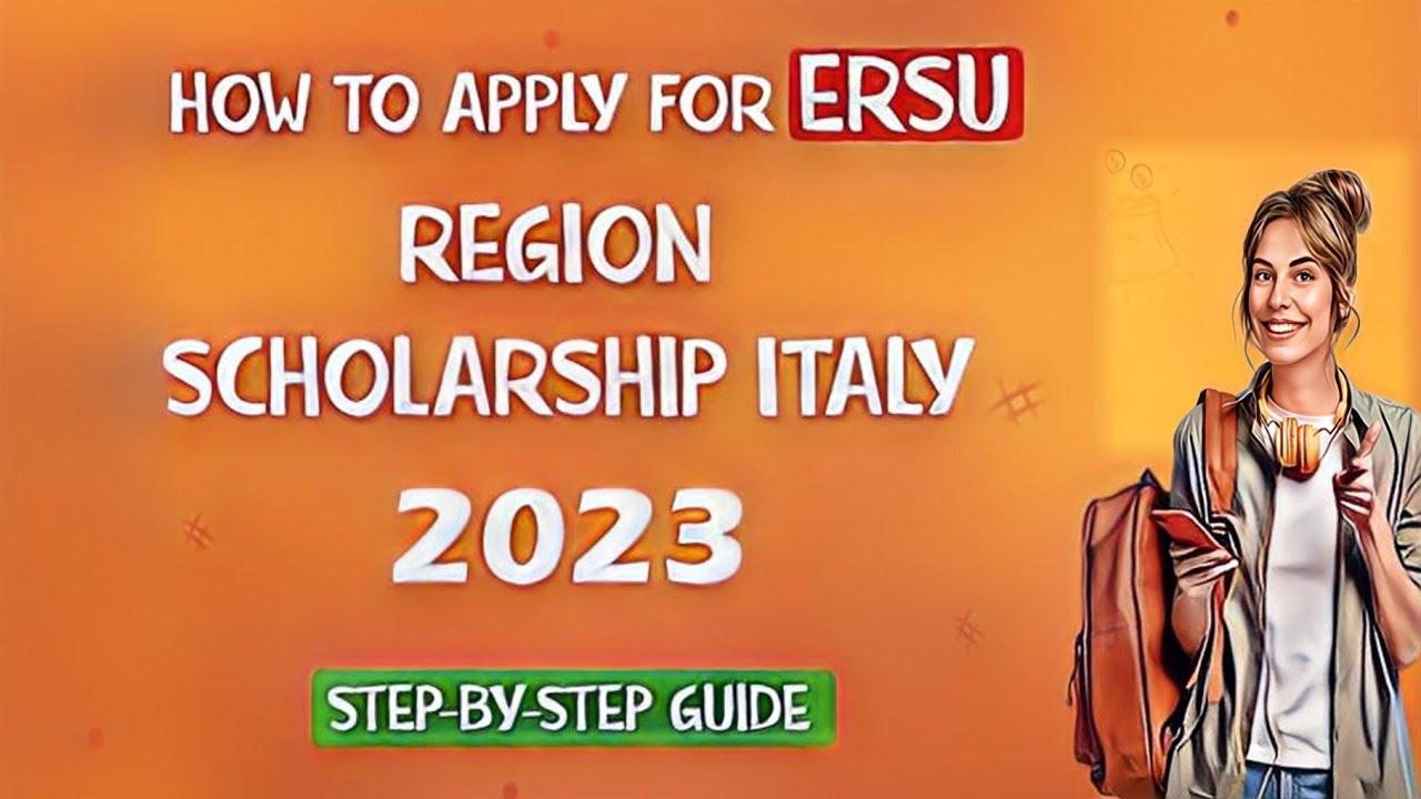 HOW TO APPLY FOR ERSU REGION SCHOLARSHIP ITALY 2023||ERSU PALERMO|| STEP BY STEP GUIDE