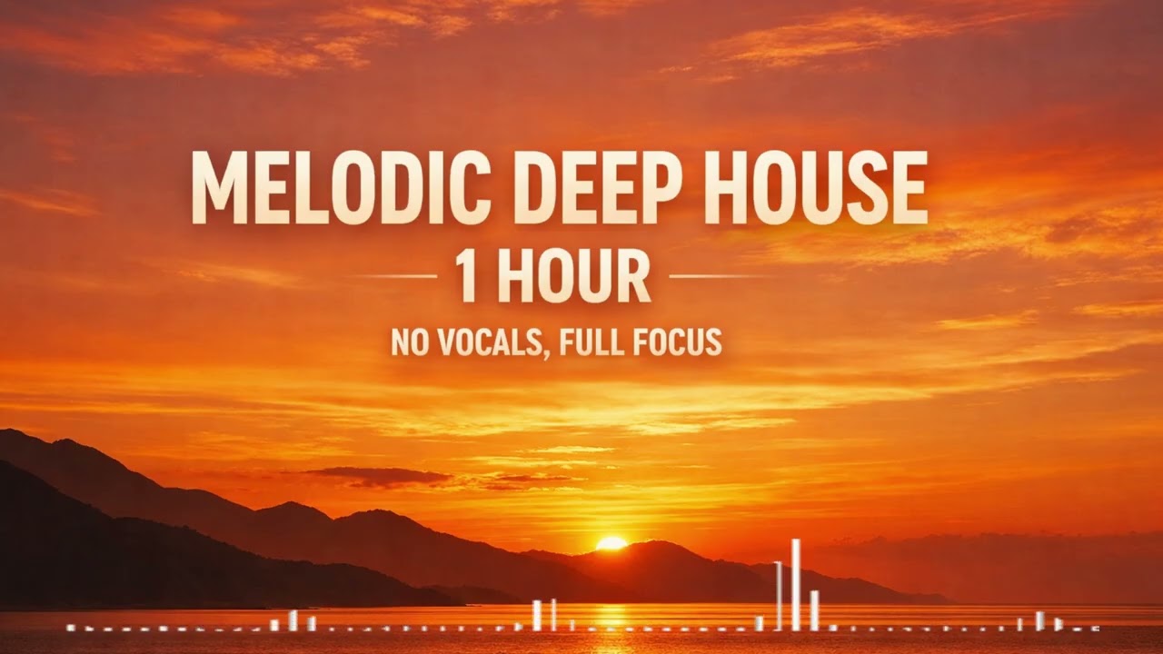 FLOW STATE 001 | 1 Hour Instrumental Melodic Deep House for Deep Focus