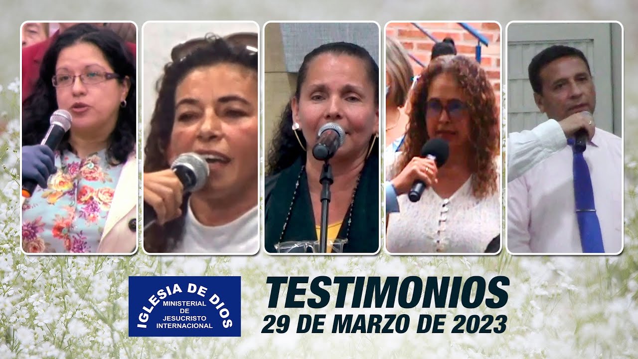 Testimonios 29 de marzo de 2023 - Iglesia de Dios Ministerial de Jesucristo Internacional #IDMJI