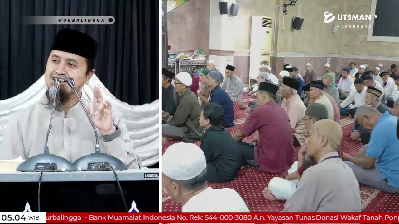 LIVE  Teladan Salaf Dalam Tafakur  - Ustadz Abdullah Zaen, Lc., MA