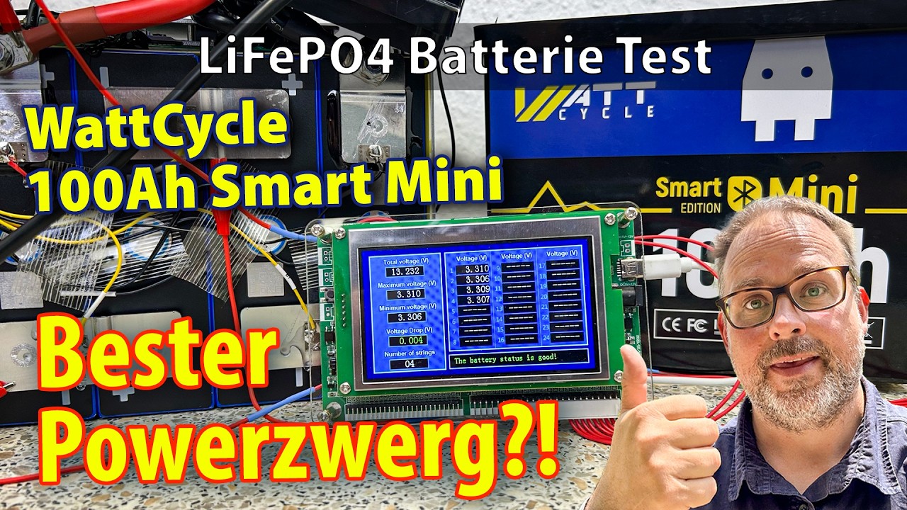 WattCycle 12V 100Ah Mini Smart #lifepo4 Batterie - so gut wie perfekt!?