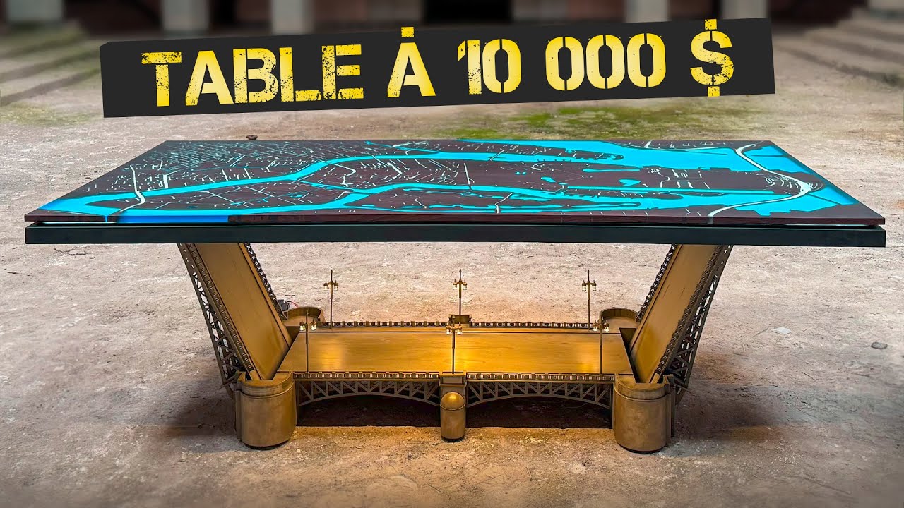 Les tables en époxy ont atteint un nouveau niveau