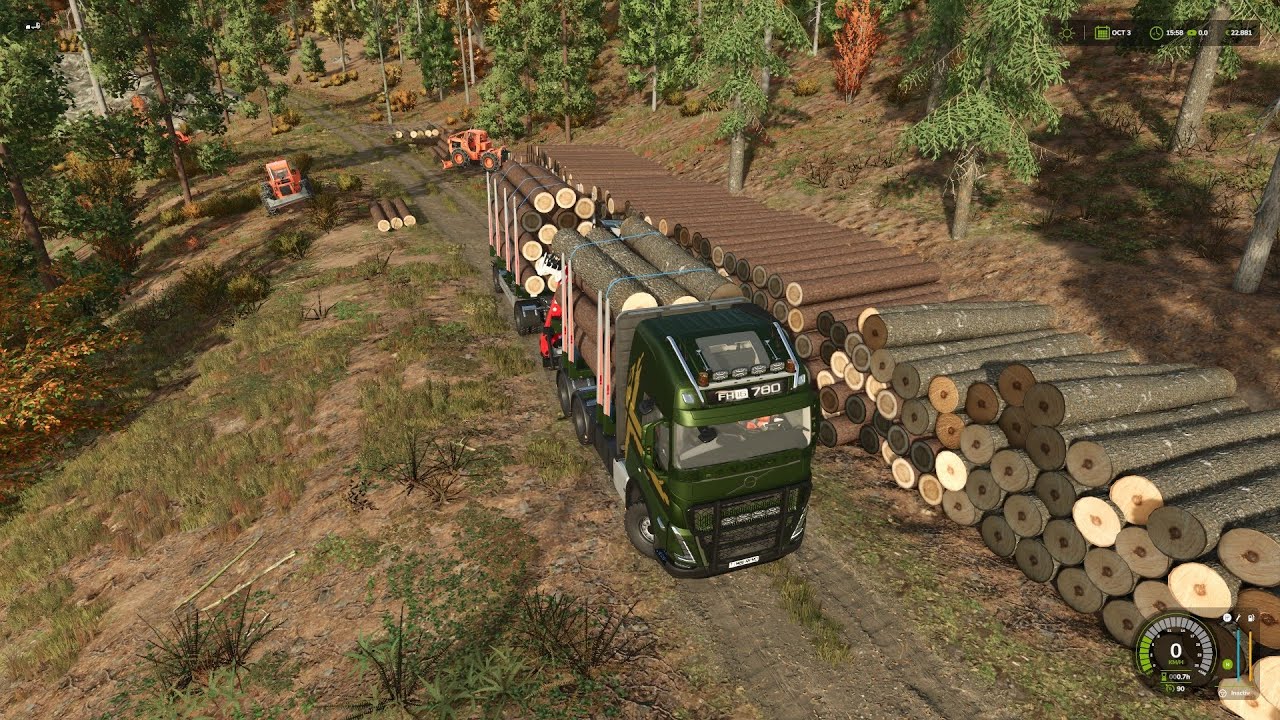 Forestry on Agroforests | Manual Loading! | Timelapse FS25